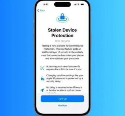 镶黄苹果授权维修店分享被盗设备保护功能开启方法