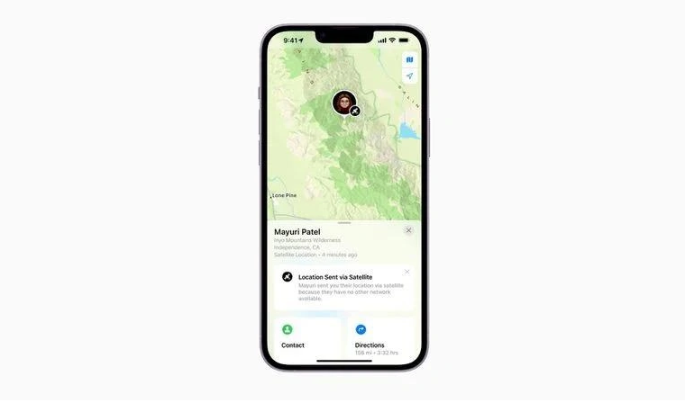 镶黄苹果14维修分享iPhone14系列中 FindMy功能通过卫星分享位置方法教程 