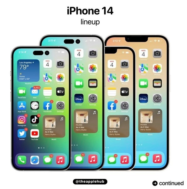 镶黄苹果14维修分享iPhone 14全家福 